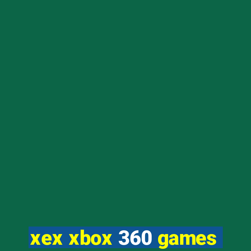 xex xbox 360 games